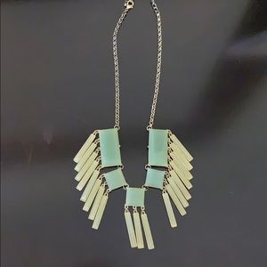 Light green pendant necklace